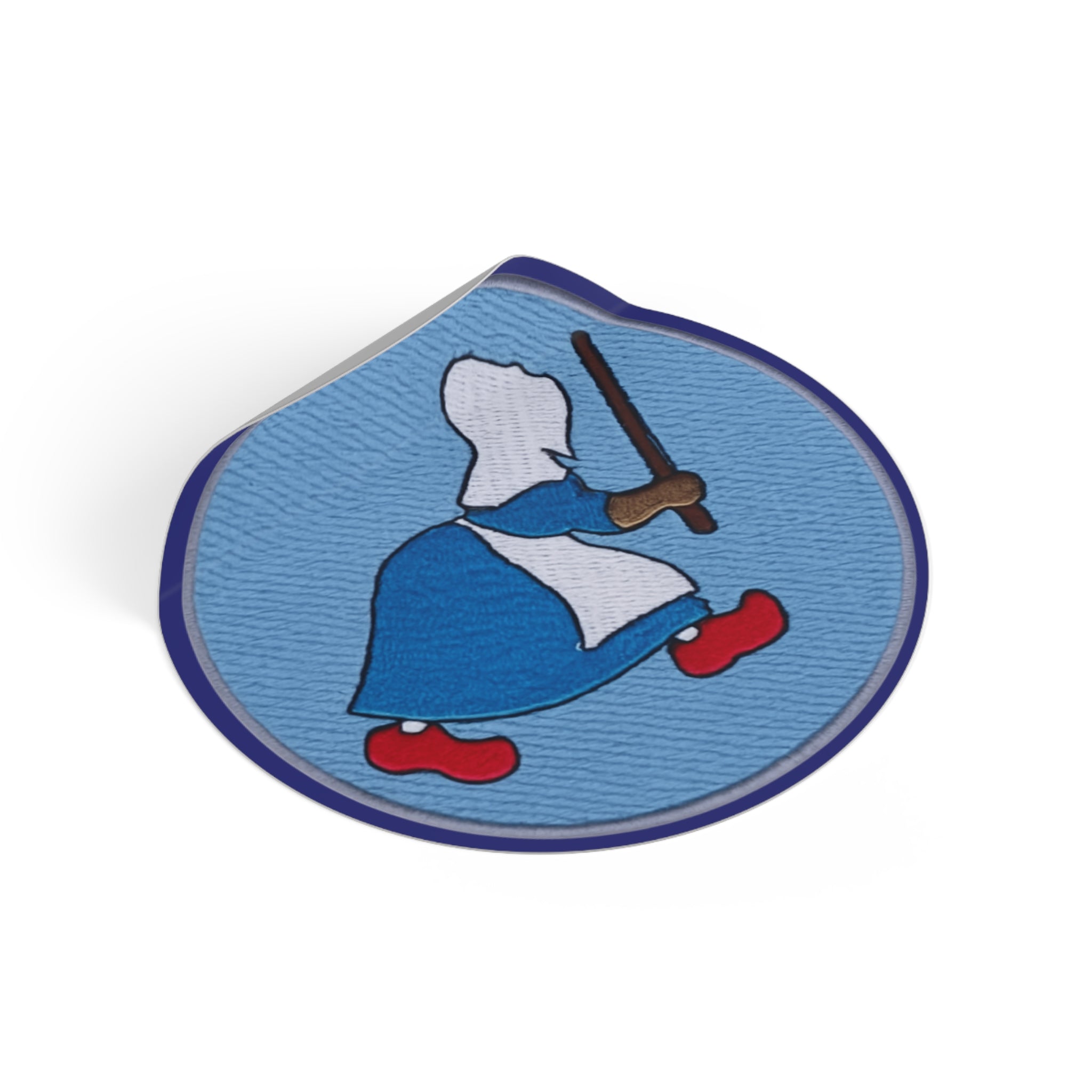 Dutch Girl, Heritage Piece -Round Vinyl Sticker