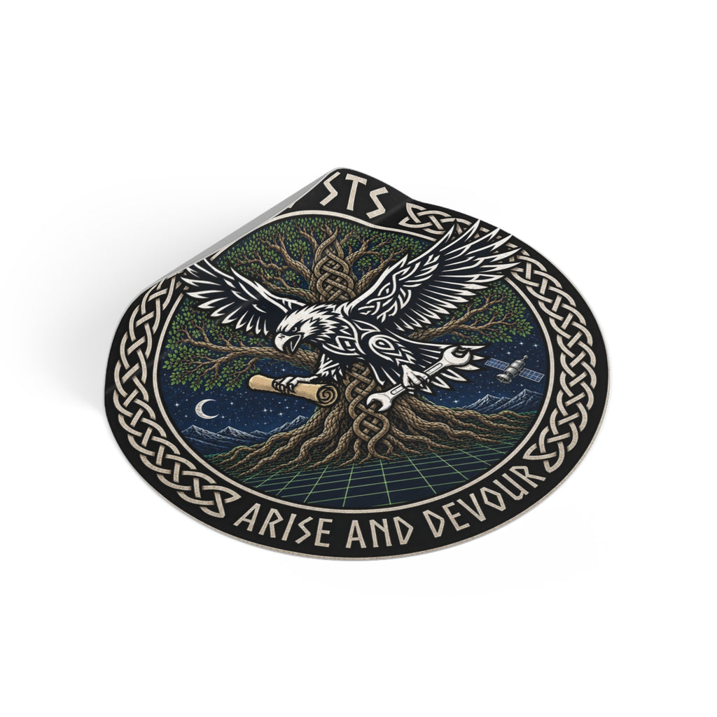 Hraesvelgr, Norse Eagle - Arise and Devour Sticker (2)