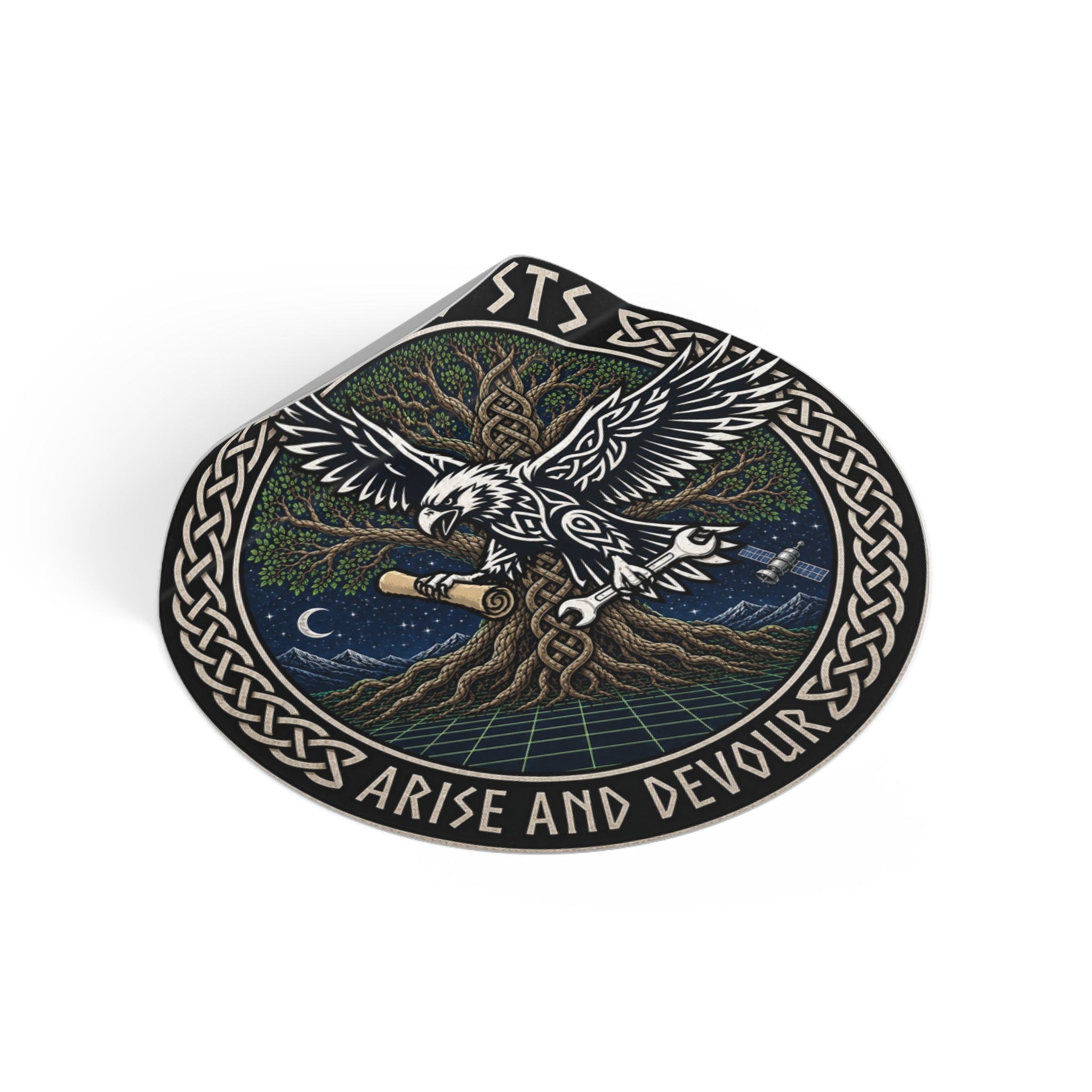 Hraesvelgr, Norse Eagle - Arise and Devour Sticker (2)